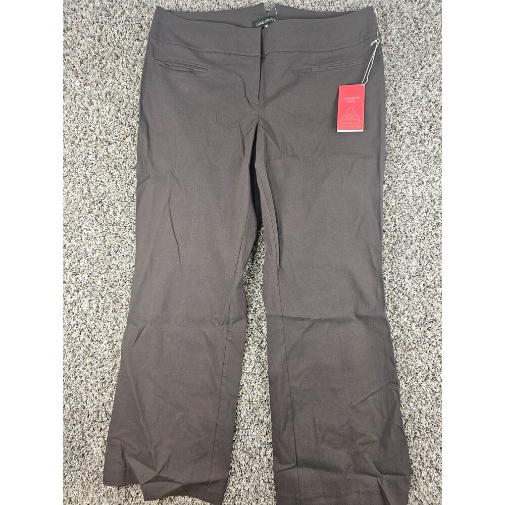 Lane Bryant Womens Sz 4 (4X) Lafayette Dress Pants Brown NEW